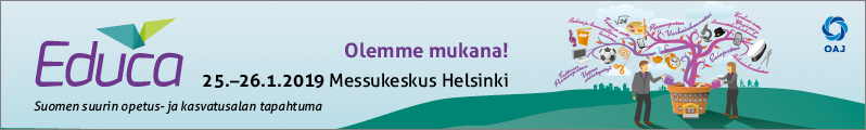Koulu kartalla -hanke mukana Educa-messuilla 25.-26.1.